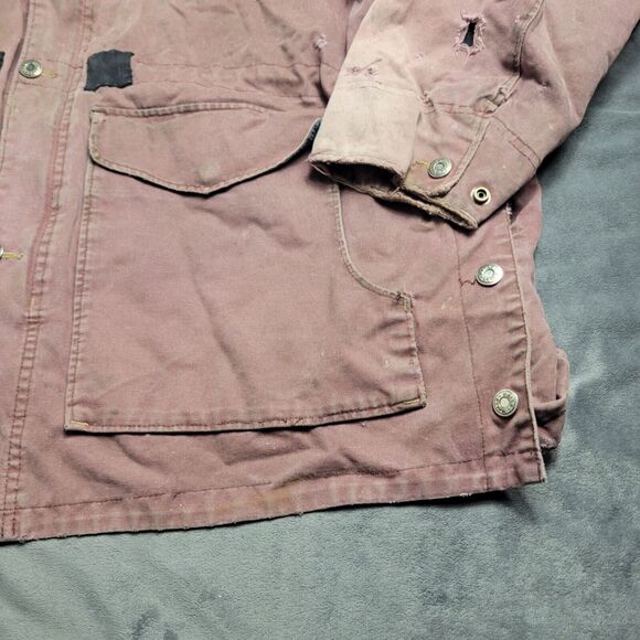 Vintage Walls Ranch Wear Work Jacket With Corduroy Collar - Distressed Style Men - Picture 15 of 16